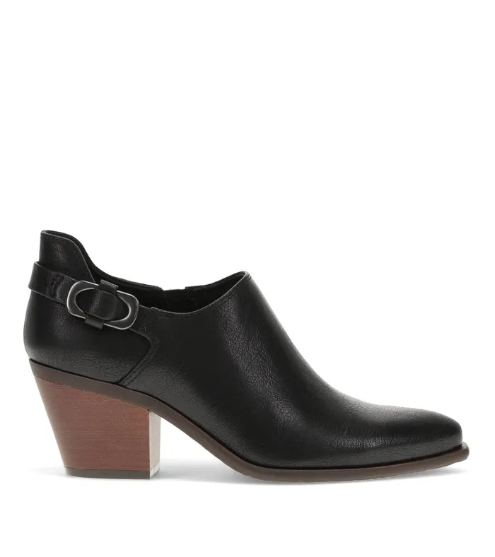 Women Yanah Block Heel Ankle Bootie Black Baretraps Booties