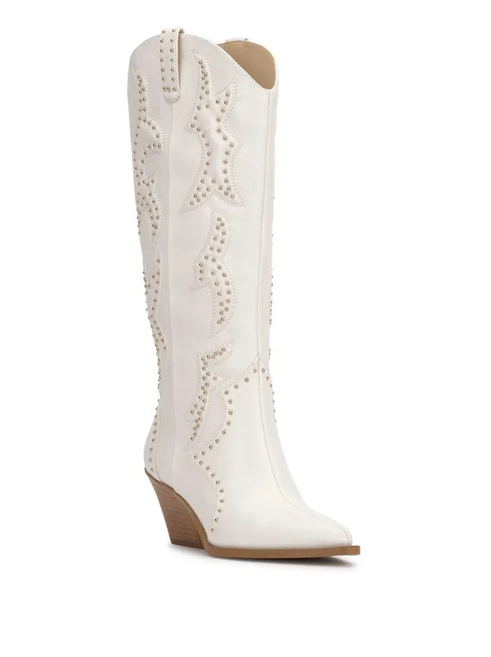 Women Zaikes Western Boot In Bright White Jessica Simpson Boots and Booties