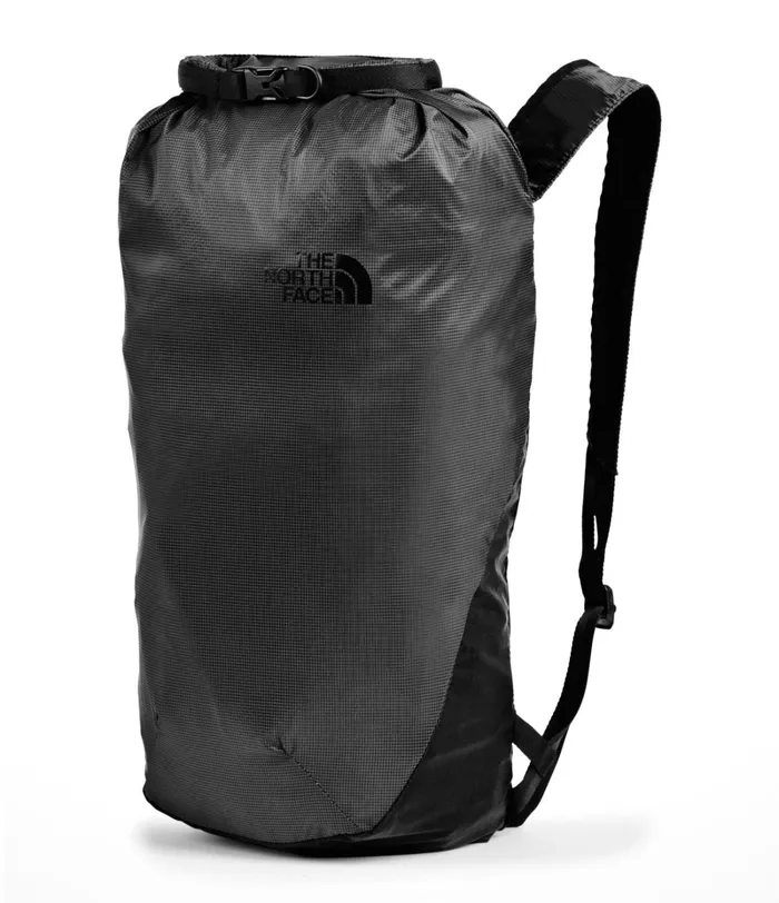 Womens The North Face Backpacks Flyweight Rolltop Asphalt Greytnf Black