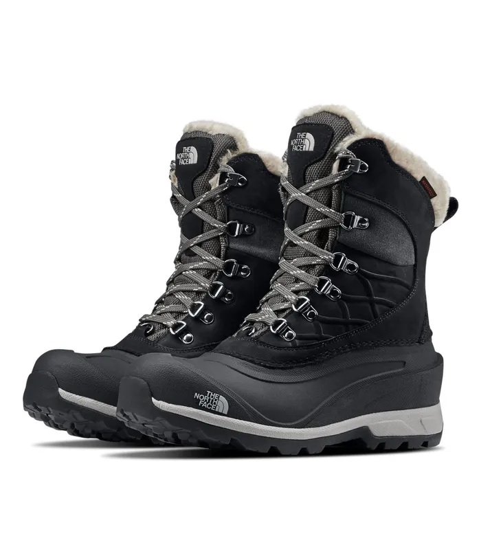 Womens The North Face Boots Chilkat 400 Boots Tnf Blackzinc Grey