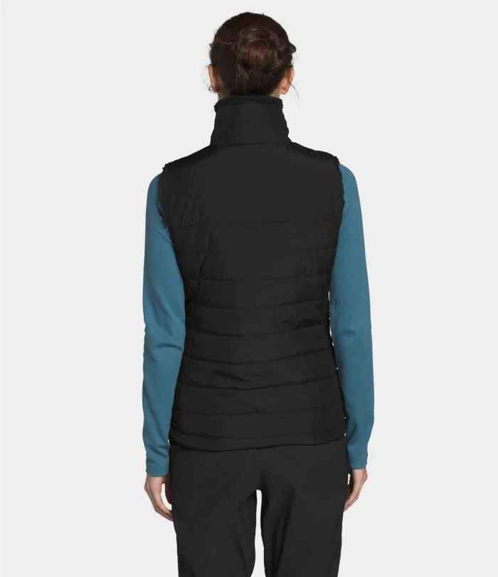 Womens The North Face Insulated and Down Jackets Mossbud Insulated Reversible Vest Tnf Black