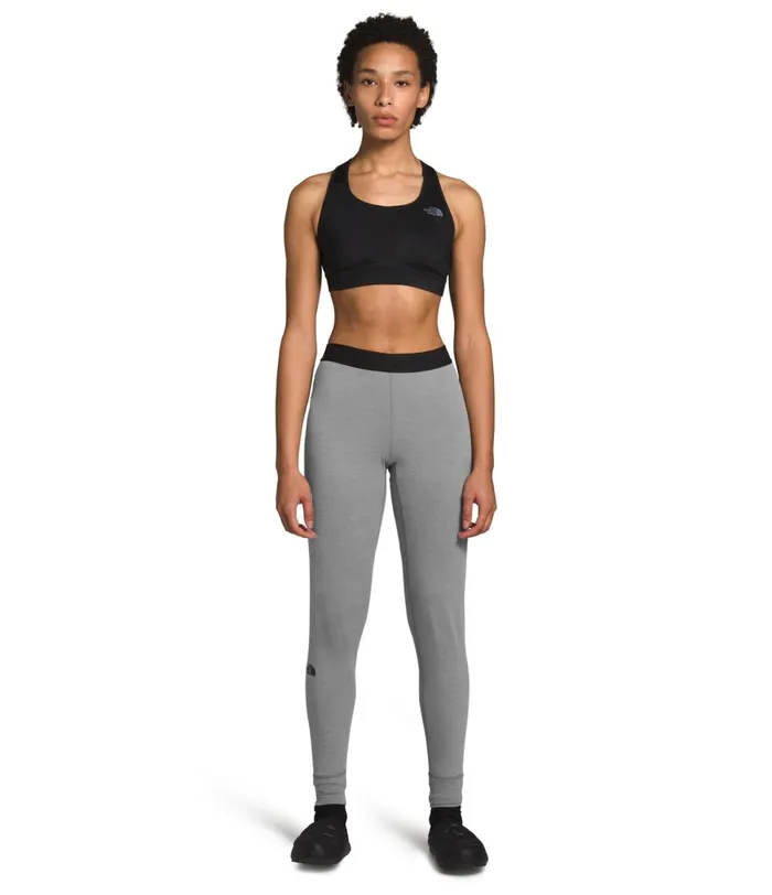 Womens The North Face Leggings Warm Wool Blend Boot Tights Tnf Medium Grey Heather