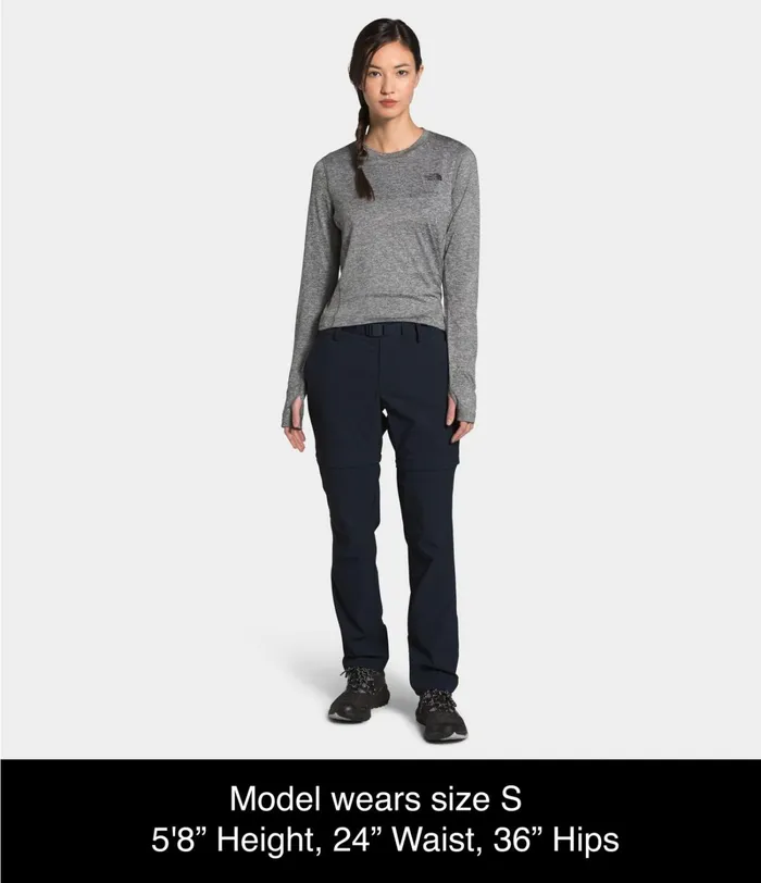 Womens The North Face Pants Paramount Convertible MidRise Pant Urban Navy
