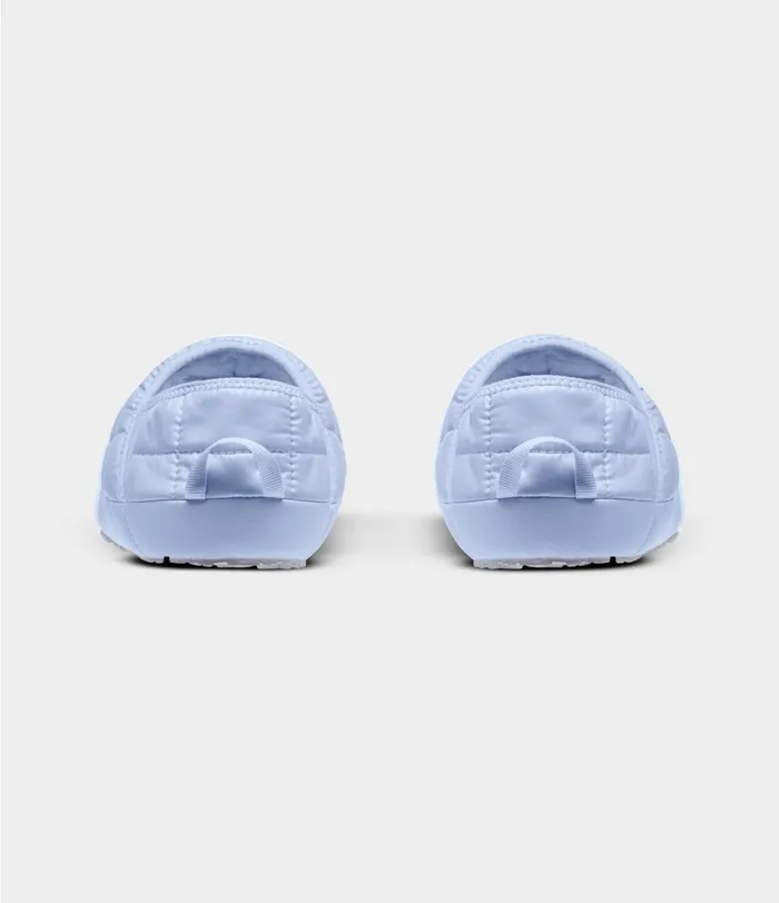 Womens The North Face Slippers Thermoball Eco Traction Mule V Mist Bluetnf White