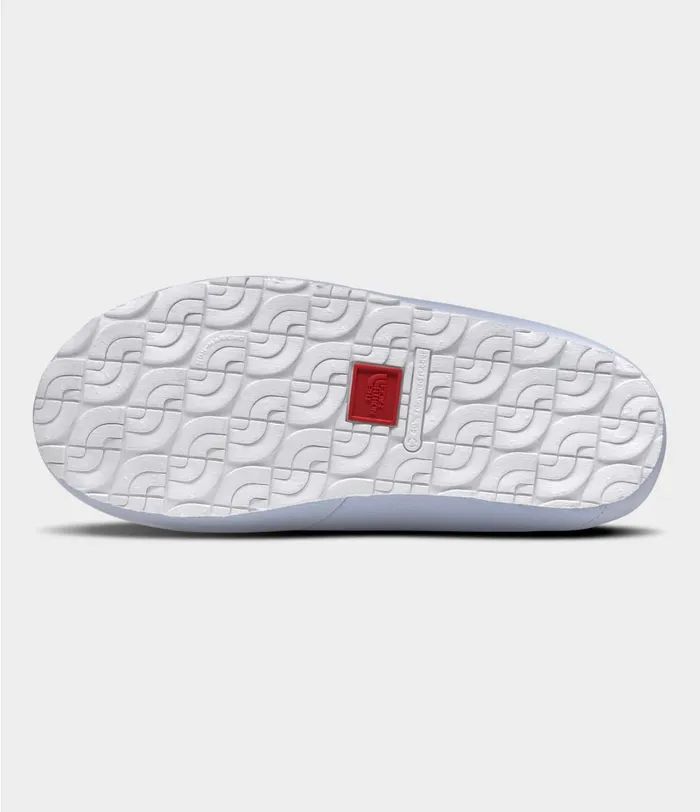 Womens The North Face Slippers Thermoball Eco Traction Mule V Mist Bluetnf White