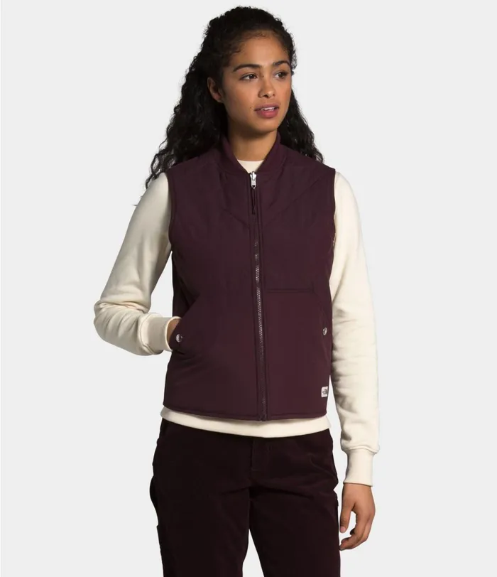 Womens The North Face Vests Cuchillo Vest Root Brown