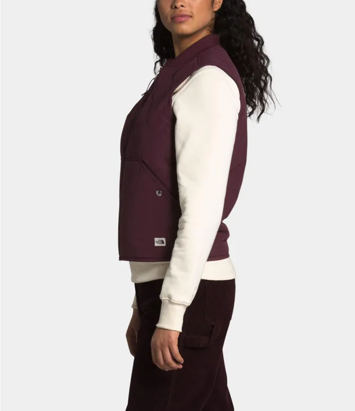 Womens The North Face Vests Cuchillo Vest Root Brown