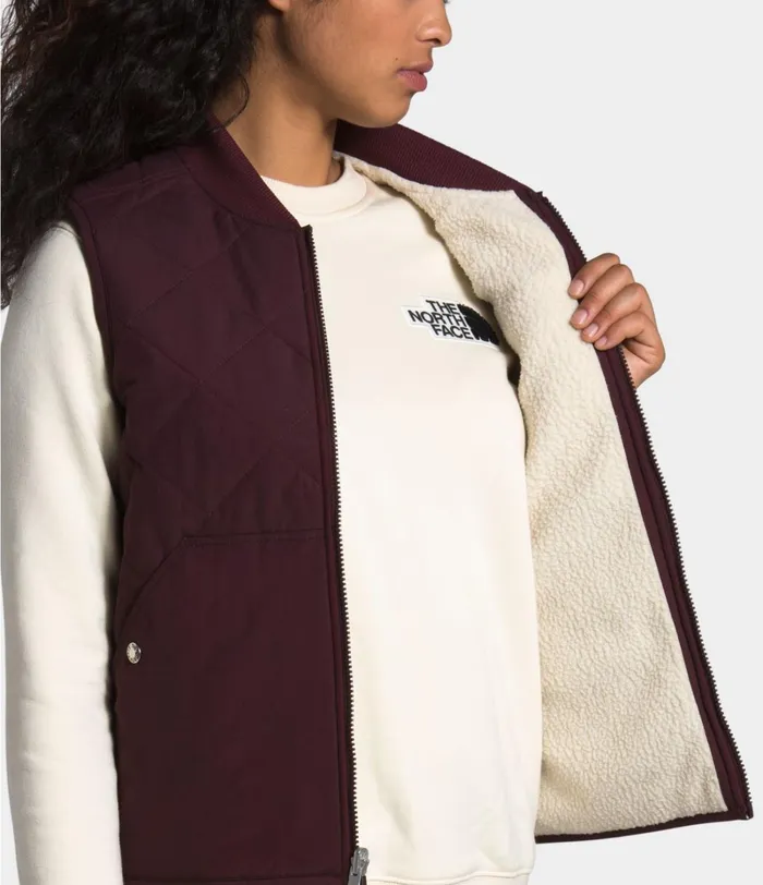 Womens The North Face Vests Cuchillo Vest Root Brown