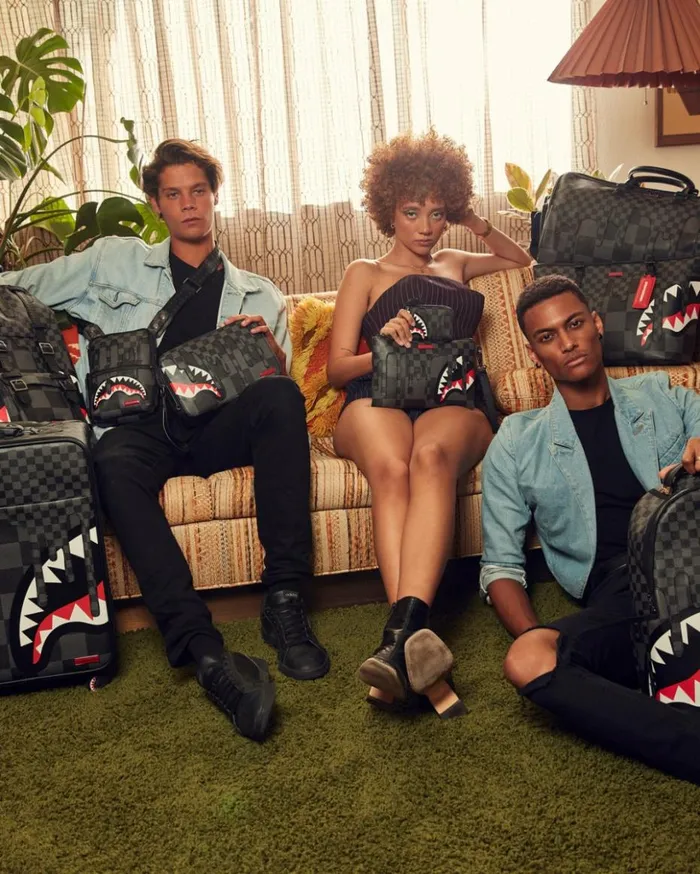 XTC GREY SHARKS IN PARIS TOILETRY BAG Bags SPRAYGROUND