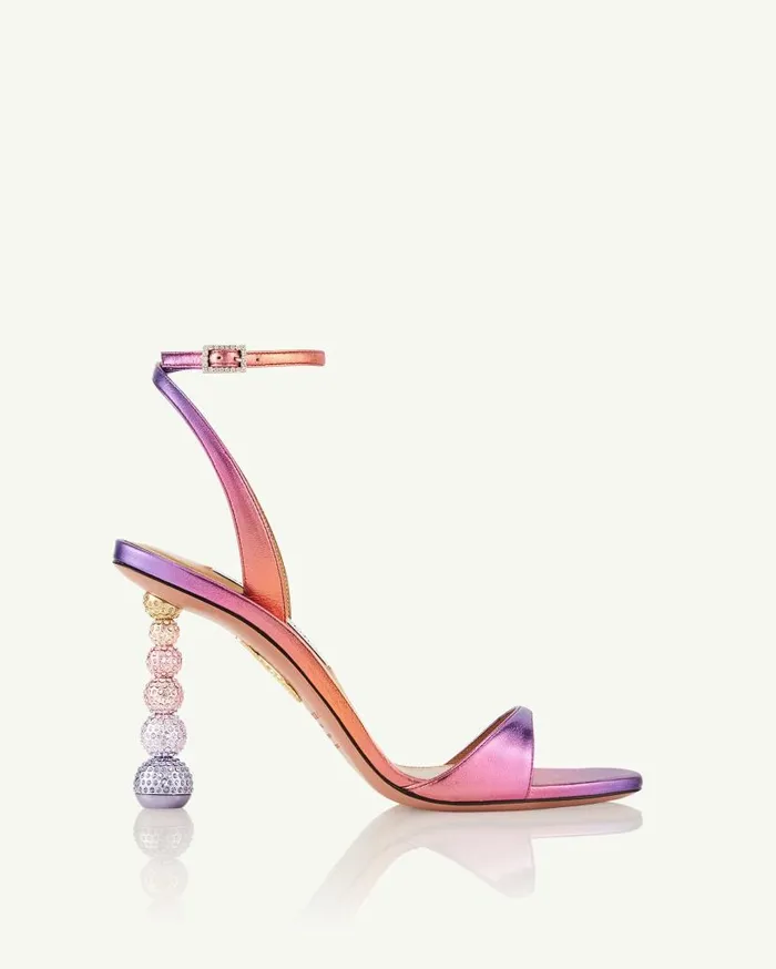 Yes Baby Sandal 95 Fuchsia Women Aquazzura Sandals Yes Baby Sandal 95 Fuchsia Women Aquazzura Sandals