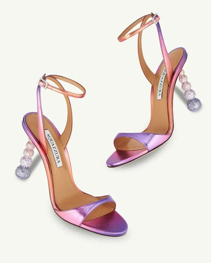 Yes Baby Sandal 95 Fuchsia Women Aquazzura Sandals Yes Baby Sandal 95 Fuchsia Women Aquazzura Sandals