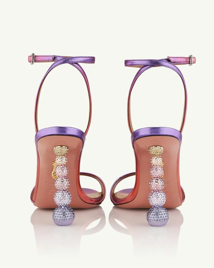 Yes Baby Sandal 95 Fuchsia Women Aquazzura Sandals Yes Baby Sandal 95 Fuchsia Women Aquazzura Sandals