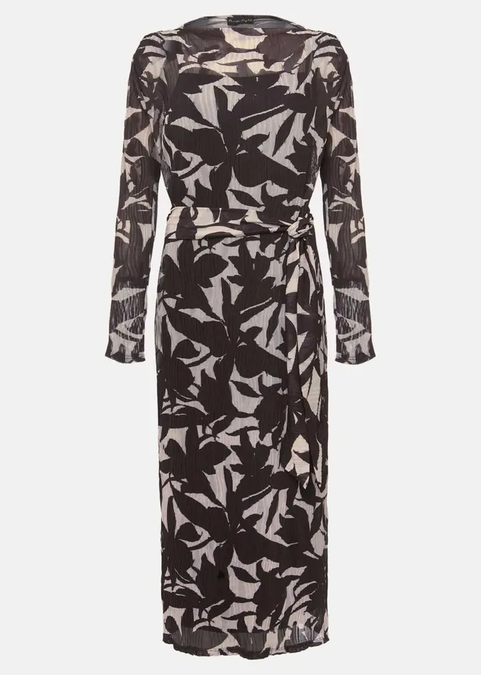 Yvonne Floral Midi Dress Black Multi Women Phase Eight Dresses