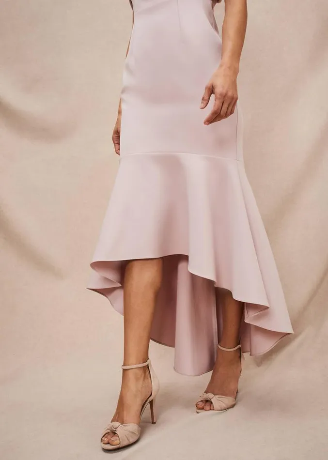 Zaya Off Shoulder Maxi Dress Antique Rose Women Phase Eight Dresses