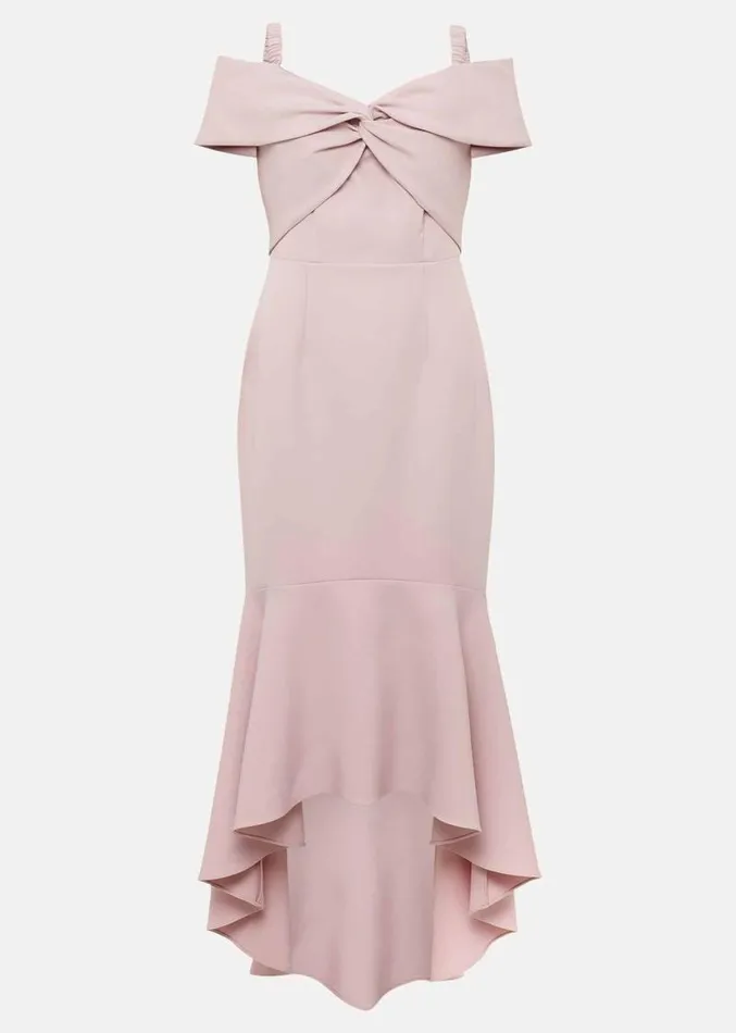 Zaya Off Shoulder Maxi Dress Antique Rose Women Phase Eight Dresses